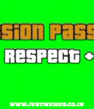 Mission passed green screen meme video download